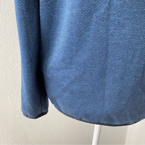 Reebok Men’s One Series Bio Knit ¼ Zip Shirt Blue Athletic Exercise Lightweight - Picture 8 of 14